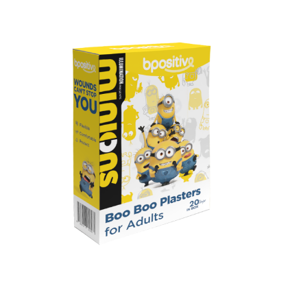 Picture of Bpositive Boo Boo Minion Strips For Adults (BX20)