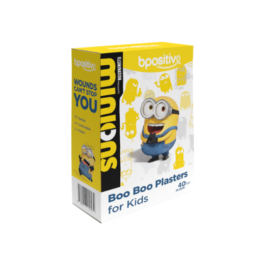 Picture of Bpositive Boo Boo Minion Strips For Kids (BX40)