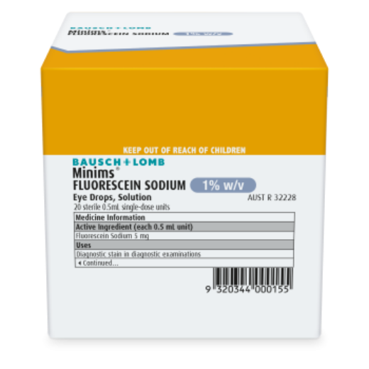 Picture of Minims Fluorescein 1%
