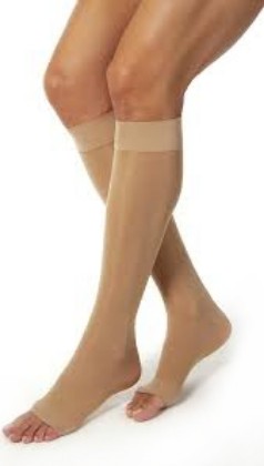 Picture of Jobst Ultra Sheer Knee High Compression Stockings X-Large Open Toe