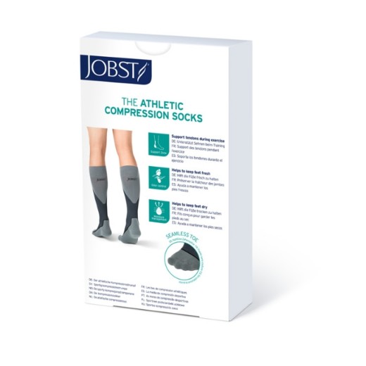 Picture of Jobst Sport Knee High Compression Small Pink 15-20 MMHG