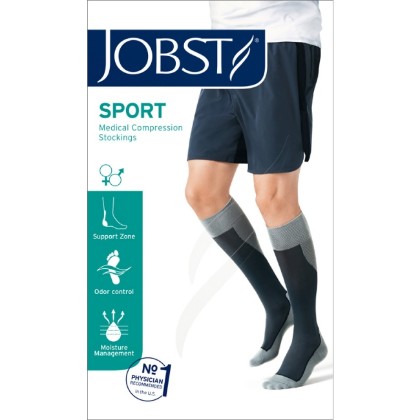 Picture of Jobst Sport Knee High Compression Extra Large Pink 15-20 MMHG