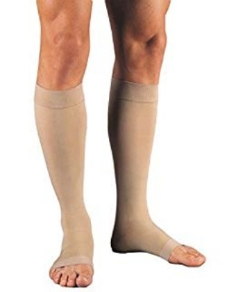 Picture of Product Title Jobst Relief Knee High Closed Toe Support Stockings Medium 15-20 MmHg