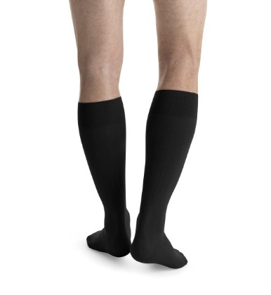 Picture of Jobst For Men Casual Knee High Medium Black 15-20 MMHG