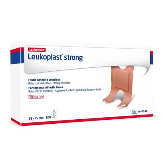 Picture of Leukoplast Strong Sterile Knuckle Dressing 38x75mm Tan