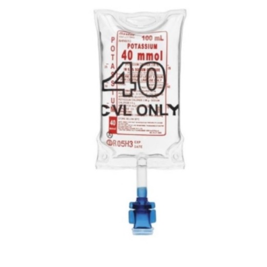 Picture of Potassium Chloride IV 100mL 40mmol Sodium Chloride 0.58% CTN 48
