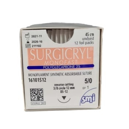 Picture of Surgicryl Monofast 5-0 12mm 50cm