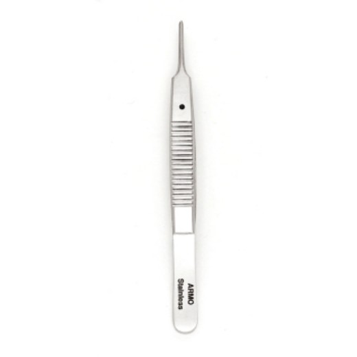 Picture of Lester Iris Forceps 1x2 Teeth 9cm Armo