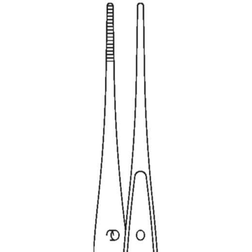 Picture of Graefe Iris Forceps Straight 10cm Hipp