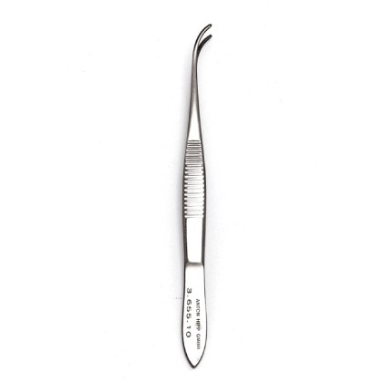 Picture of Graefe Iris Forceps Curved 10cm Hipp
