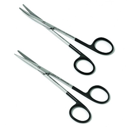 Picture of Metzenbaum Scissors Curved Sharp/Blunt 14cm Supercut Hipp