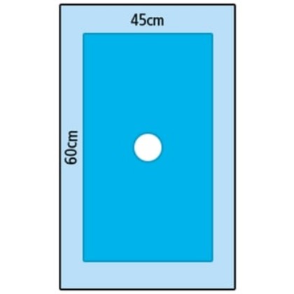 Picture of Drape Polytowel Fenestrated 46 X 65cm