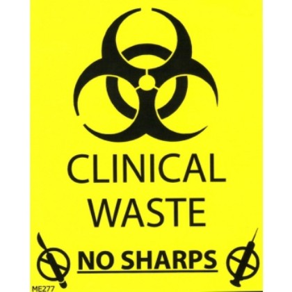 Picture of Biohazard Clinical Waste Stickers