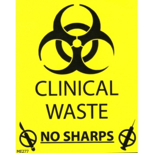 Picture of Biohazard Clinical Waste Stickers