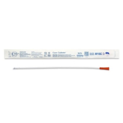 Picture of Cure Catheter Male Uncoated Coude Tip 16" FG14
