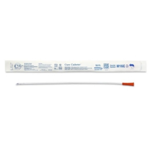 Picture of Cure Catheter Male Uncoated Coude Tip 16" FG14