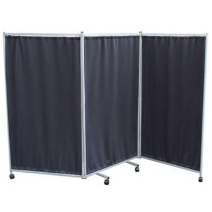 Picture of Screen Three Fold With Curtains