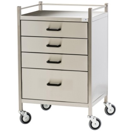 Picture of Trolley Stainless Steel  60 X 50 X 90 4 Drawer