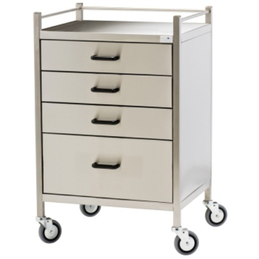 Picture of Trolley Stainless Steel  60 X 50 X 90 4 Drawer