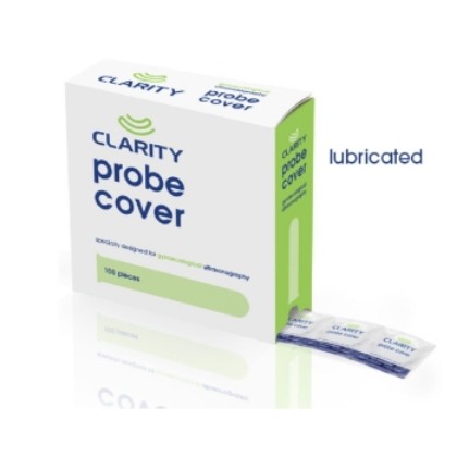 Picture of Clarity Ultrasound Probe Cover Latex Lubricated