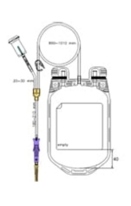 Picture of Compoflex Empty Transfer Bag Y Sampling Site & Needle Protector