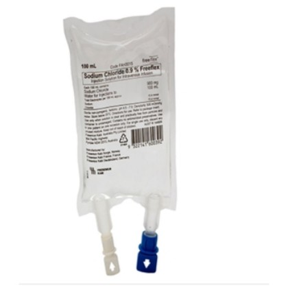 Picture of Freeflex 0.9% Sodium Chloride 100mL