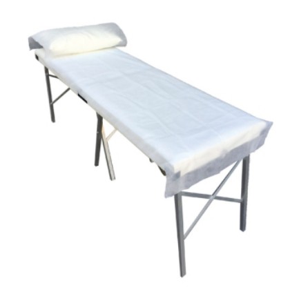 Picture of Bed Sheet Disposable Flat White 25gsm 240cm X 72cm