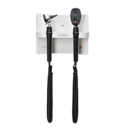 Picture of HEINE EN200 Wall Diagnostic Unit With LED BETA 400 Otoscope And BETA 200 Ophthalmoscope
