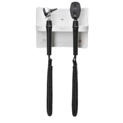 Picture of HEINE EN200 Wall Diagnostic Unit With BETA 400 LED Otoscope And BETA LED 200 Ophthalmoscope
