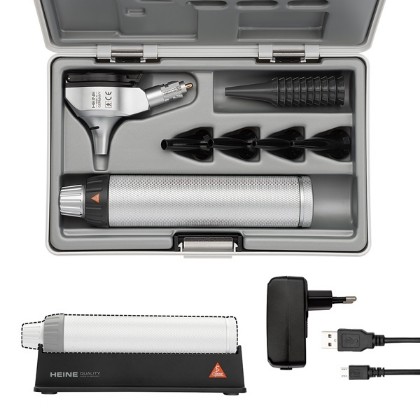 Picture of HEINE BETA 400 Otoscope LED F.O USB Handle Rechargeable