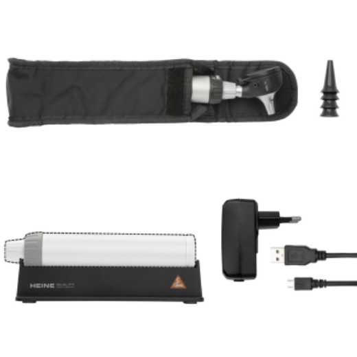 Picture of Otoscope K180 3.5 Set With USB Cable And Plug-in Power Supply