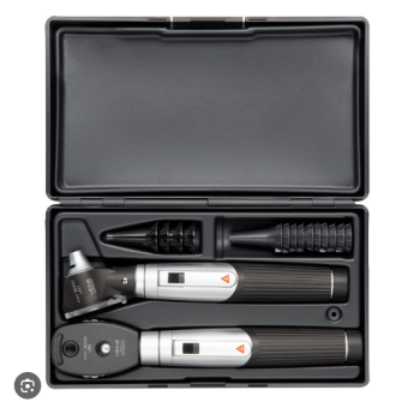 Picture of HEINE Mini 3000 LED Diagnostic Set XHL With 2 Handles In Hard Case