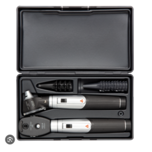 Picture of HEINE Mini 3000 LED Diagnostic Set XHL With 2 Handles In Hard Case