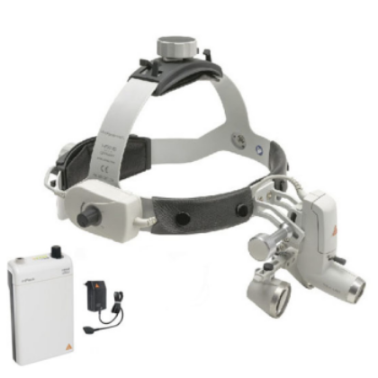 Picture of HEINE ML4 LED Headlight Kit With Loupes - MPack + Plug-in Transformer 2.5x /340mm