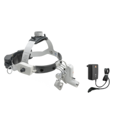 Picture of HEINE HR 2.5x 520mm Binocular Loupes With ML4 LED Headlight Kit With MPack UNPLUGGED
