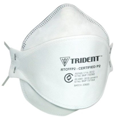Picture of Trident P2 Level 3 Surgical Respirator Mask - Regular With Head Strap