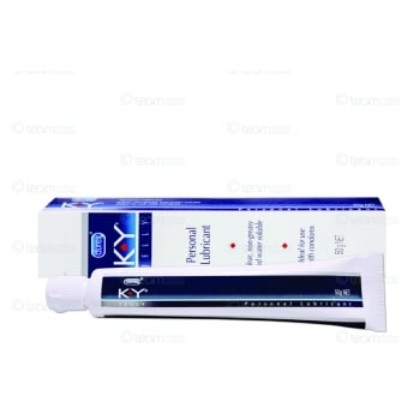 Picture of KY Jelly Lubricating Gel 50gr Tube Carbomer Free
