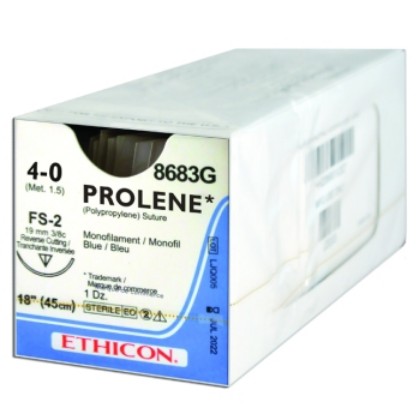 Picture of Prolene 3-0 24mm FS-1 45cm Blue  Suture