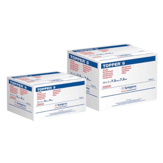 Picture of Topper 8 Gauze Sterile 7.5 X 7.5cm 2's