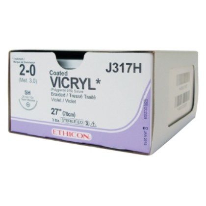 Picture of Vicryl Rapide 4-0 13mm P-3 45cm Suture
