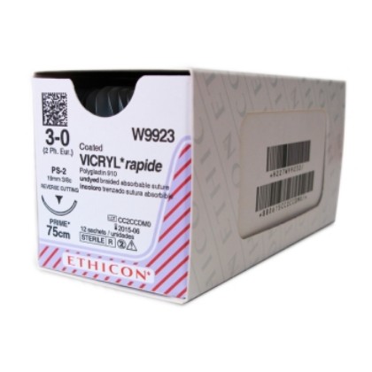 Picture of Vicryl Rapide 3-0 19mm PS-2 75cm