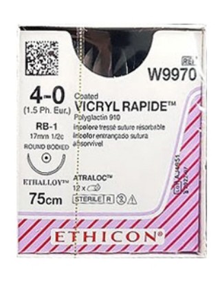 Picture of Vicryl Rapide 4-0 17mm 75cm