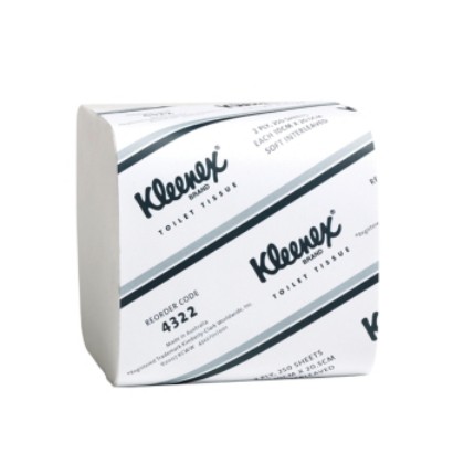 Picture of Toilet Tissues Kleenex Interleaved Soft 2ply 20.5 X 10cm