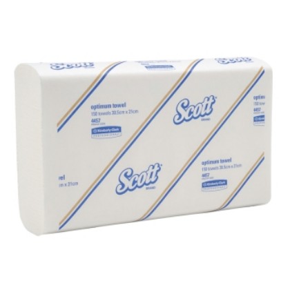 Picture of Towel Interleaved Scott Optimum 150 Sheets 30.5 X 21cm