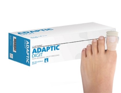 Picture of Adaptic Digit X-Large Non-Adhesive Dressing 3cm Diameter