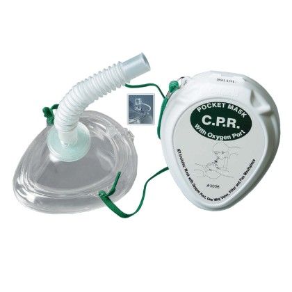 Picture of Pocket Mask With Oxygen Port LR
