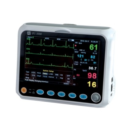 Picture of PC-3000PRO Multi Parameter Patient Monitor - ECG; RESP; SpO2; NIBP; Pulse Rate