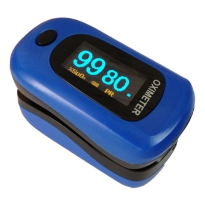 Picture of Adult Fingertip Pulse Oximeter - Model PC60B1 Blue