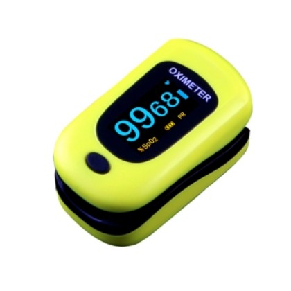 Picture of Adult Fingertip Pulse Oximeter - Model PC60B1 Yellow