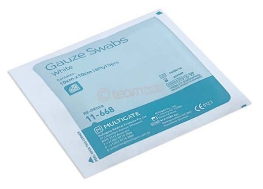 Picture of Gauze Squares 10 X 10cm Sterile 5's